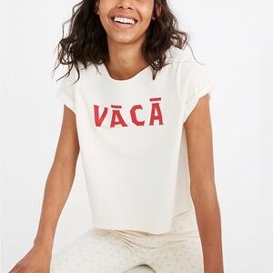 Madewell Vaca Graphic T-shirt, size small